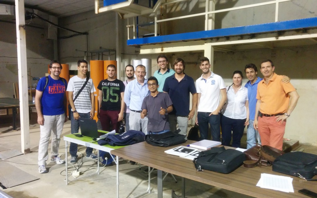 Attendance of members of the SRV group to the “Design of applications based on RPAS  (Remotely Piloted Aerial Systems)” summer school