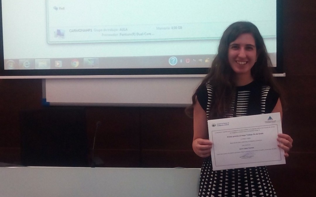SRV student awarded at the 2016 Summer School on Artificial Intelligence (EVIA)